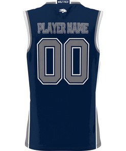 Nevada Wolf Pack Unisex NIL Men Basketball Custom Jersey - Navy