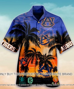 New Auburn Tigers Palm Tree Hawaii Shirt