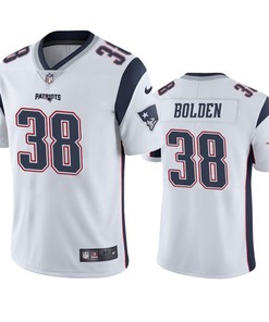 New England Patriots #38 Brandon Bolden White Vapor Untouchable Limited Jersey - Mens