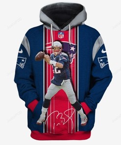 New England Patriots 3D Hoodie Zip Hoodie 02