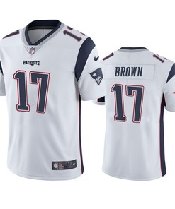 New England Patriots Antonio Brown White Vapor Limited Jersey