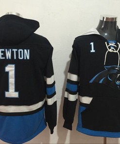 New England Patriots Cam Newton #1 Nfl 2020 Black Hoodie Jersey