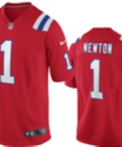 New England Patriots Cam Newton #1 Nfl 2020 Red Jersey