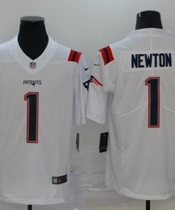 New England Patriots Cam Newton #1 Nfl 2020 White Jersey