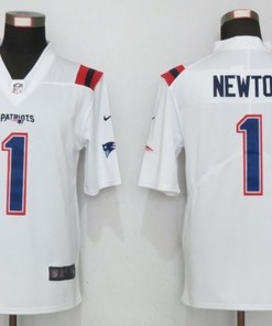 New England Patriots Cam Newton #1 Nfl 2020 White Jersey Jersey