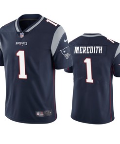 New England Patriots Cameron Meredith Navy Vapor Limited Jersey