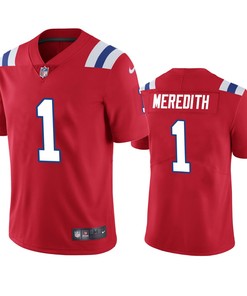 New England Patriots Cameron Meredith Red Vapor Limited Jersey
