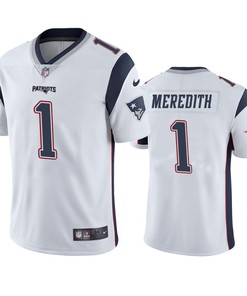 New England Patriots Cameron Meredith White Vapor Limited Jersey