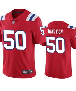 New England Patriots Chase Winovich Red Vapor Limited Jersey