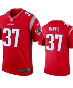 New England Patriots Damien Harris Red Inverted Legend Jersey