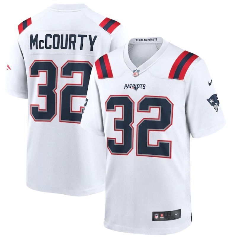 New England Patriots Devin Mccourty #32 Nfl 2020 White Jersey