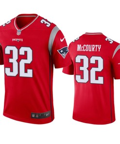 New England Patriots Devin Mccourty Red Inverted Legend Jersey