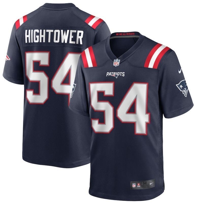 New England Patriots Donta Hightower #54 Nfl 2020 Navy Jersey