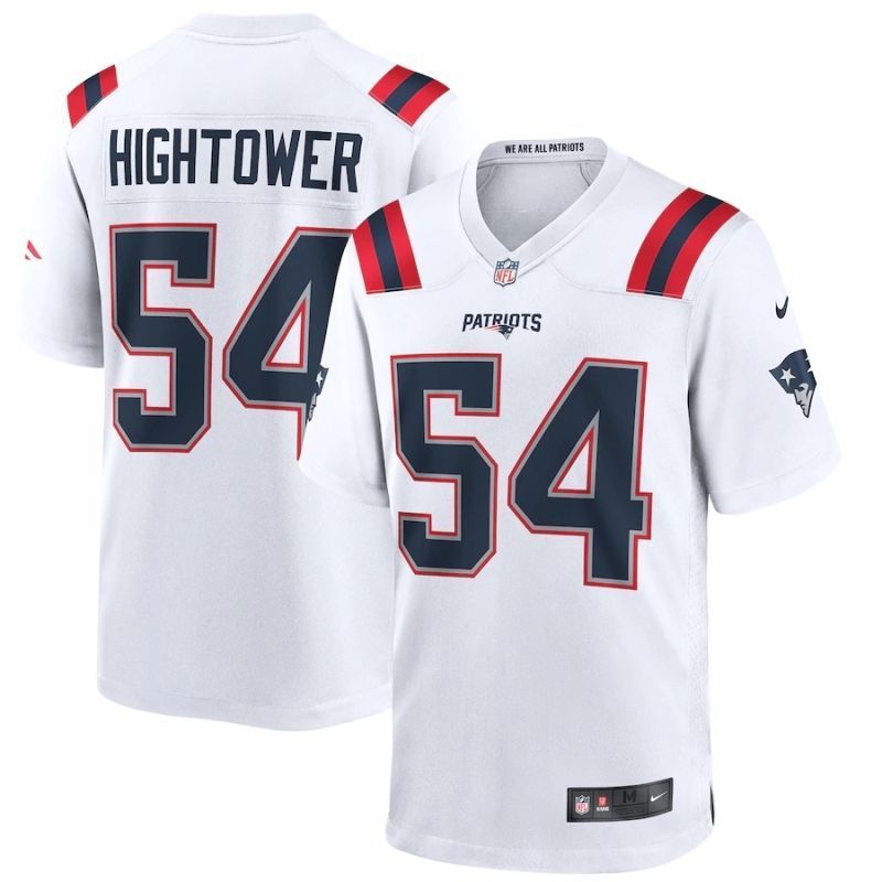 New England Patriots Donta Hightower #54 Nfl 2020 White Jersey