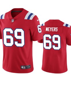 New England Patriots Jakobi Meyers Red Vapor Limited Jersey