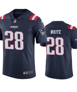 New England Patriots James White Navy Nike Color Rush Limited Jersey