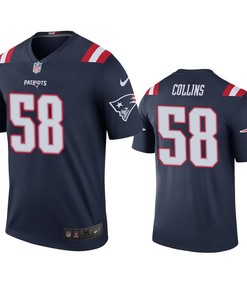 New England Patriots Jamie Collins Navy Color Rush Legend Jersey
