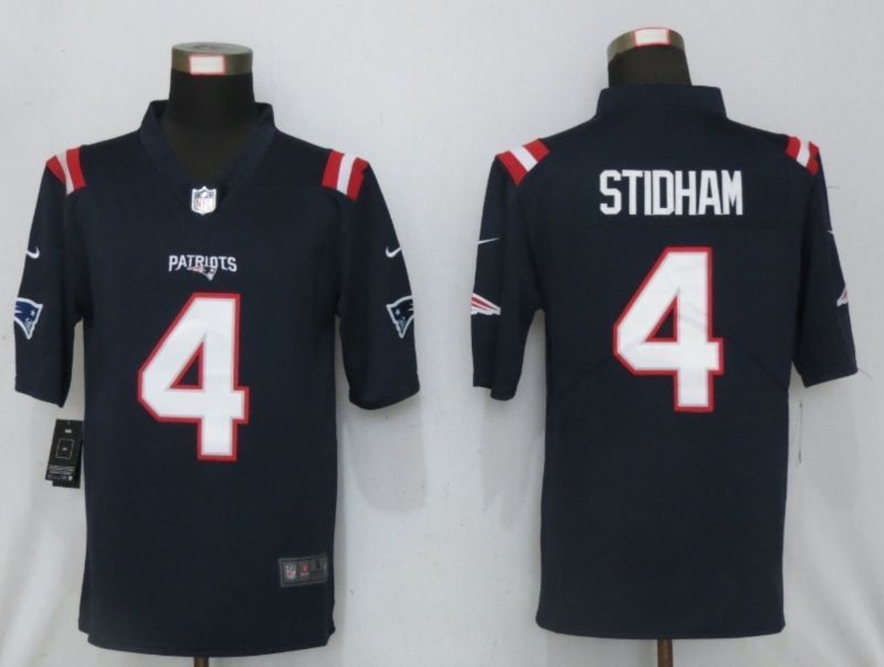 New England Patriots Jarrett Stidham #4 Nfl 2020 Navy Jersey Jersey