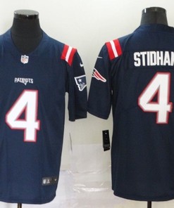 New England Patriots Jarrett Stidham #4 Nfl 2020 Navy Jersey Jersey