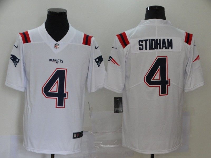 New England Patriots Jarrett Stidham #4 Nfl 2020 White Jersey