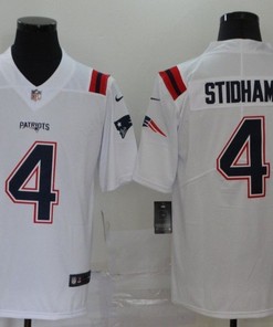 New England Patriots Jarrett Stidham #4 Nfl 2020 White Jersey