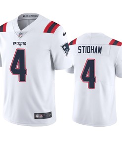 New England Patriots Jarrett Stidham White 2020 Vapor Limited Jersey - Mens
