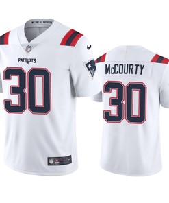 New England Patriots Jason Mccourty White 2020 Vapor Limited Jersey - Mens
