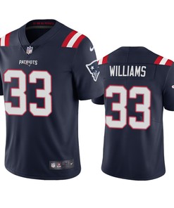 New England Patriots Joejuan Williams Navy 2020 Vapor Limited Jersey - Mens