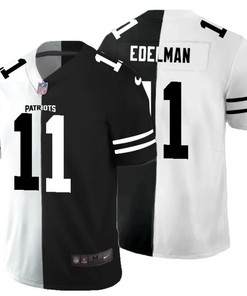New England Patriots Julian Brandedelman #11 Nfl 2020 Black And White Jersey