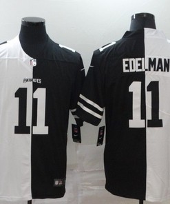 New England Patriots Julian Brandedelman #11 Nfl 2020 Black And White Jersey