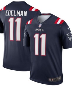 New England Patriots Julian Brandedelman #11 Nfl 2020 Black Blue Jersey