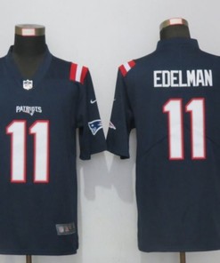 New England Patriots Julian Brandedelman #11 Nfl 2020 Black Blue Jersey