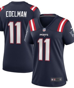 New England Patriots Julian Brandedelman #11 Nfl 2020 Black Blue Womens Jersey