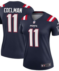 New England Patriots Julian Brandedelman #11 Nfl 2020 Black Blue Womens Jersey
