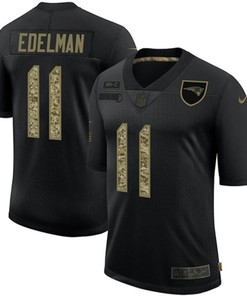 New England Patriots Julian Brandedelman #11 Nfl 2020 Black Jersey