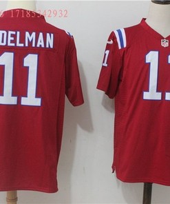 New England Patriots Julian Brandedelman #11 Nfl 2020 Red Jersey Jersey