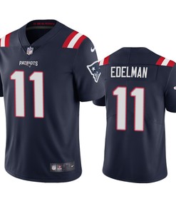 New England Patriots Julian Edelman Navy 2020 Vapor Limited Jersey - Mens