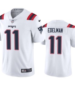 New England Patriots Julian Edelman White 2020 Vapor Limited Jersey - Mens