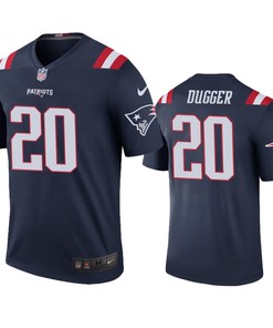 New England Patriots Kyle Dugger Navy Color Rush Legend Jersey