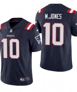 New England Patriots Mac Jones #10 2021 Draft Nfl Navy Blue Jersey For Fans