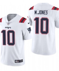New England Patriots Mac Jones #10 2021 Draft Nfl White Jersey For Fans
