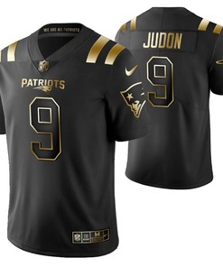 New England Patriots Matthew Judon 9 2021 Nfl Golden Brandedition Black Jersey Gift For Patriots Fans