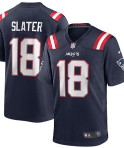 New England Patriots Matthew Slater #18 Nfl 2020 Navy Jersey Jersey