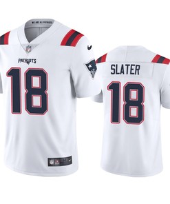 New England Patriots Matthew Slater White 2020 Vapor Limited Jersey - Mens