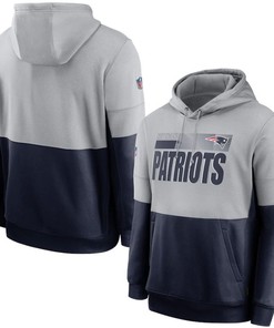 New England Patriots Nfl 2020 Grey Hoodie Jersey