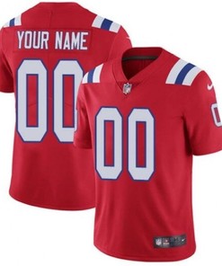 New England Patriots Nfl 2020 Personalized Custom Red Custom Jersey