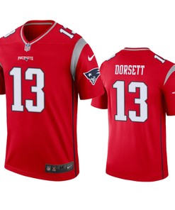New England Patriots Phillip Dorsett Red Inverted Legend Jersey