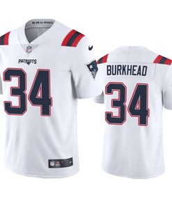 New England Patriots Rex Burkhead White 2020 Vapor Limited Jersey - Mens