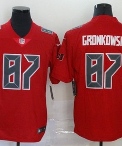 New England Patriots Rob Gronkowski #87 Nfl 2020 Red Jersey
