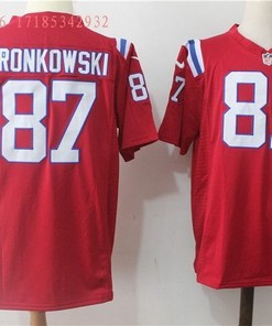 New England Patriots Rob Gronkowski #87 Nfl 2020 Red Jersey Jersey